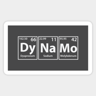 Dynamo (Dy-Na-Mo) Periodic Elements Spelling Sticker